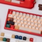 Soft Jade Mixed Light 104+45 PC Crystal Semitransparent Backlit Cherry Profile Keycaps Set Screen Printing for MX Keyboard